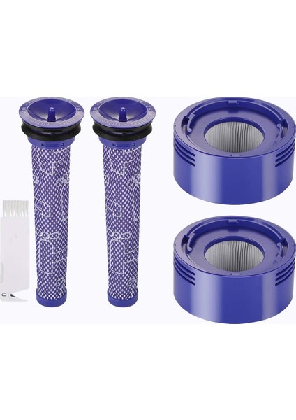 Elektrikli Süpürge Yedek Filtresi Dyson V7 V8 Motor Sonrası Filtre ve Ön Hepa Filtreleri Yedek Filtre Seti Içindir (Yurt Dışından)