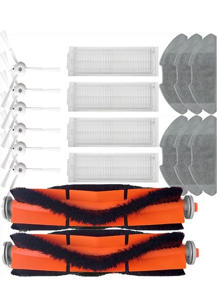 Xiaomi Mi Robot Vacuum Mop 2 Lite / Mi Robot Vacuum Mop 2 Pro / MJST1SHW Parçaları Ana Yan Fırça Hepa Filtre Mop Bezi (Yurt Dışından) modelleri