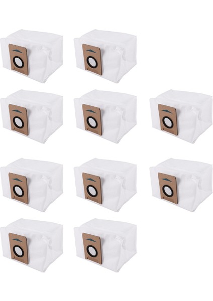 Ecovacs Deebot X1 Omnı Turbo Elektrikli Süpürge Torbaları Için 10 Paket Vakumlu Toz Torbası (Yurt Dışından)