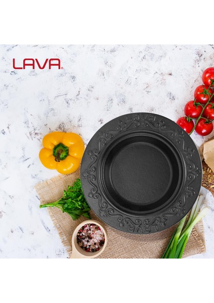 Döküm Oval Döner Sos Tabağı. Çap(Ø)18cm.