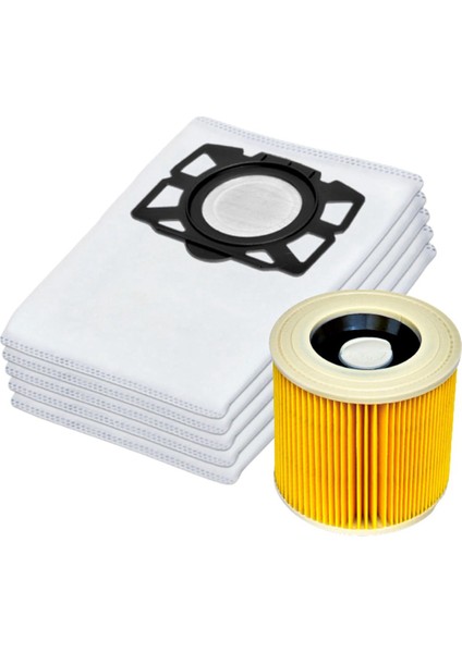 Karcher Kfı 357 KFI357 Ka 40 Için Uygun Elektrikli Süpürge Torbası Filtresi Karcher 2.863-314.0WD2 Plus Wd3 Için Yedek Torba (Yurt Dışından)