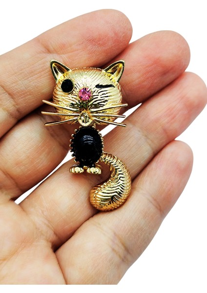 Bb Şanslı Kedi Broş