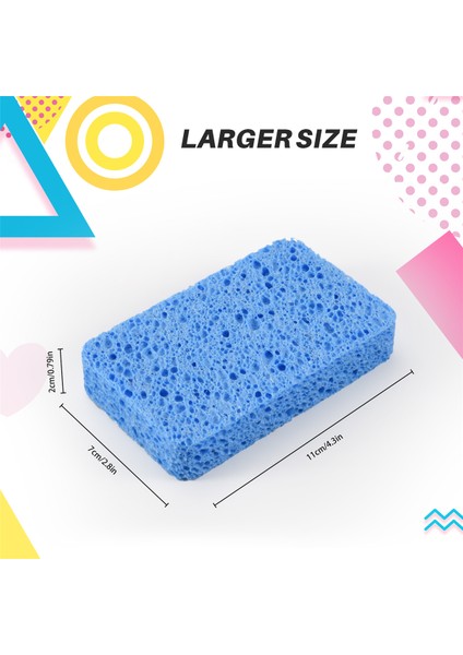 Büyük Selüloz Süngerler, Bulaşıklar Için Mutfak Süngerleri, Görev Ovma Süngerleri, Tencere Kapları Için Çizmeyen Bulaşık Ovma Süngeri 5 Adet (Yurt Dışından) fırsatları