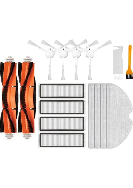 Xiaomi Robot Vakum Mop 2c / XMSTJQR2C Robot Vakumlar Silindir Yan Fırça Hepa Filtre Mop Bez Yedek Parçalar Aksesuarlar (Yurt Dışından)