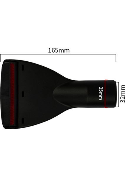 Anti-Statik Düz Ağız Fırça Emiş Başlığı Elektrikli Süpürge Parçaları 32/35MM Halı Zemin Nozul Fırça Adaptörü Döner Başlık (Yurt Dışından) fiyatları
