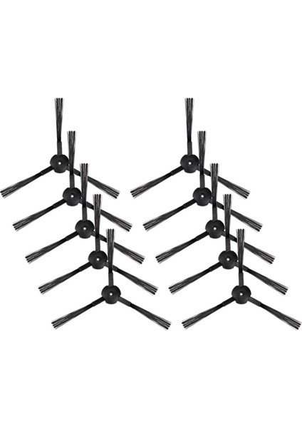 Ilıfe V3 V3S A4 A4S Pro V5 V5S Pro Robot Süpürge Için 10 Adet Süpürme Yan Fırçası Yedeği (Yurt Dışından)