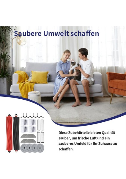 Roborock S8 Maxv Ultra Vakum Robotu, Silindir Fırçalar, Filtreler, Yan Fırçalar, Toz Torbası Için Uyumlu Aksesuar Seti Yedek Parçası (Yurt Dışından) modelleri