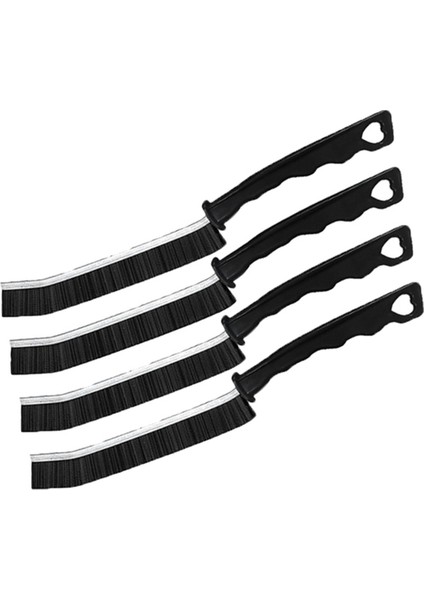 4 Adet Sert Kıllı Dar Alan Temizleme Fırçası Prime Premium Sınıf Dar Alan Temizleme Fırçası, Dayanıklı Banyo ve Mutfak (Yurt Dışından)