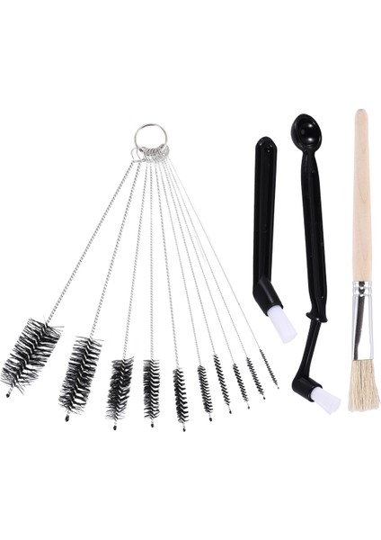 Kahve Temizleme Fırçası, 4 Parça Kahve Çay Çekirdeği Telvesi Temizleyici Alet Seti Öğütücü Espresso Makinesi Grup Başlıkları Için (Yurt Dışından)