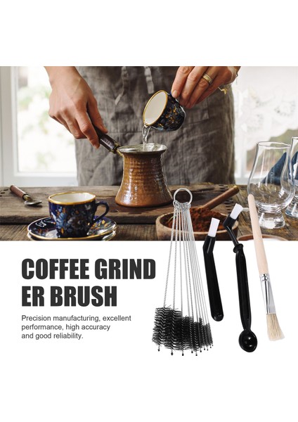Kahve Temizleme Fırçası, 4 Parça Kahve Çay Çekirdeği Telvesi Temizleyici Alet Seti Öğütücü Espresso Makinesi Grup Başlıkları Için (Yurt Dışından) fırsatları