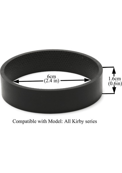 Kirby All Generation G3 G4 G5 G6 Siyah Yedek Elektrikli Süpürge Kayışı Için Yivli Elektrikli Süpürge Kayışı (Yurt Dışından) modelleri