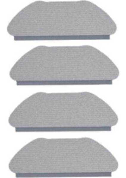 360 S10 X100 Max Robot Süpürge Yedek Parça Aksesuarları Için 4 Adet Mop Bezi Bez (Yurt Dışından)