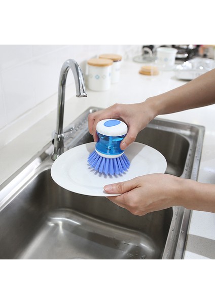 Mutfak Yıkama Aleti Tencere Bulaşık Plastik Fırça Bulaşık Deterjanı Sabunluk (Rastgele Renk) (Yurt Dışından) fırsatları