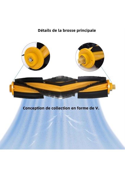 Ecovacs Deebot N10+/N10 Plus, Ozmo N8+/n8 Pro+ Aksesuar Seti, T8+/t8 Aıvı+/t9+ Aksesuar Setleri Için Yedek Parçalar (Yurt Dışından) fırsatları