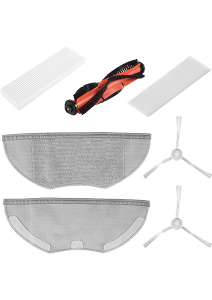 Ana Fırçalar Yan Fırça Filtreleri Temizleme Bezi Paspas Bezleri Xiaomi Mijia G1 Robot Süpürge Aksesuarları (Yurt Dışından) modelleri