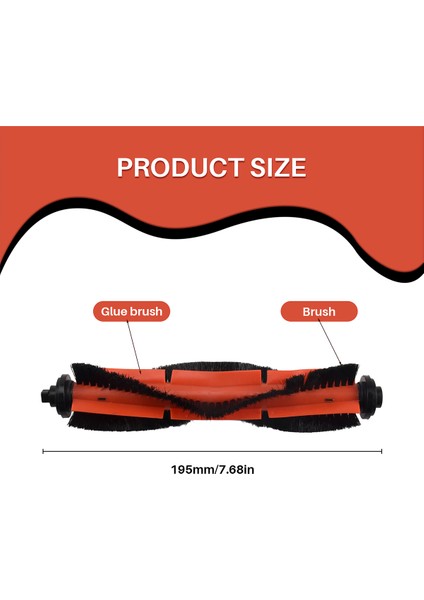 Ana Fırçalar Yan Fırça Filtreleri Temizleme Bezi Paspas Bezleri Xiaomi Mijia G1 Robot Süpürge Aksesuarları (Yurt Dışından) fırsatları