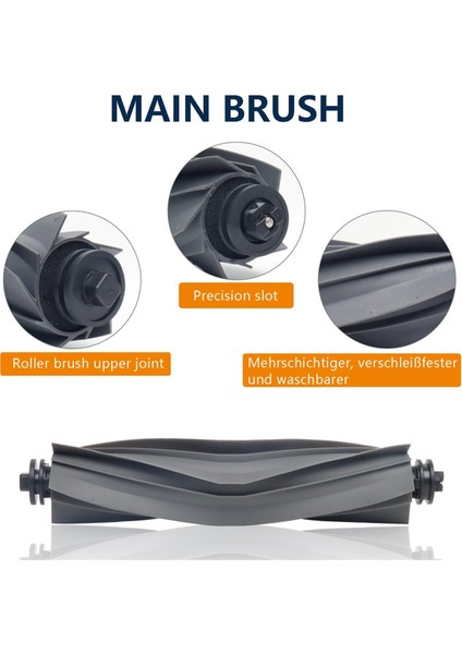 Dreame L20 Ultra / L30 Ultra Robot Süpürge, Ana Fırça, Toz Torbaları, Paspas Pedleri, Hepa Filtreleri Için Yedek Parçalar (Yurt Dışından) modelleri