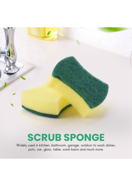 30 Adet Çok Amaçlı Çift Taraflı Sünger Ovma Pedleri Bulaşık Yıkama Ovma Sünger Lekeleri Çıkarma Temizlik Ovma Fırçası Mutfak Garaj Banyo Için (Yurt Dışından) fiyatları