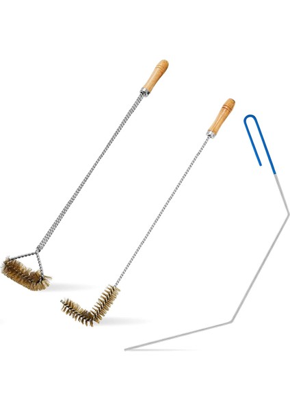 3 Adet Fritöz Temizleme Aletleri, Paslanmaz Çelik Derin Fritöz Temizleme Aletleri, Sepet Fritöz Fırçası, Hava Fritöz Temizleme Fırçası Aletleri (Yurt Dışından)