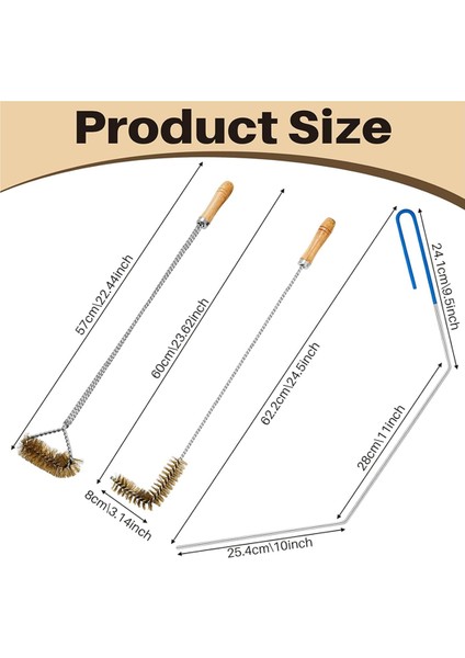 3 Adet Fritöz Temizleme Aletleri, Paslanmaz Çelik Derin Fritöz Temizleme Aletleri, Sepet Fritöz Fırçası, Hava Fritöz Temizleme Fırçası Aletleri (Yurt Dışından) fiyatları