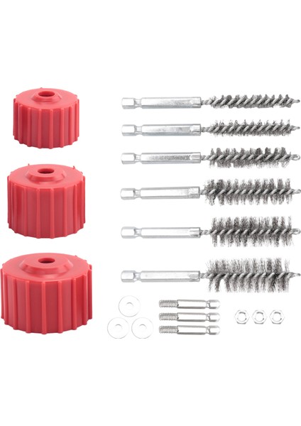 Elektrikli Matkap Için Bakır Boru Temizleme Seti, Boru Temizleme Fırçası, Lehimleme Için Bakır Boruları, Boruları ve Bağlantı Parçalarını Temizler (Yurt Dışından) fiyatları
