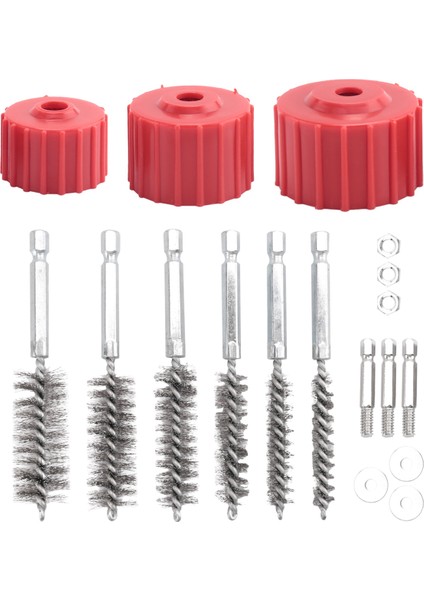 Elektrikli Matkap Için Bakır Boru Temizleme Seti, Boru Temizleme Fırçası, Lehimleme Için Bakır Boruları, Boruları ve Bağlantı Parçalarını Temizler (Yurt Dışından) modelleri