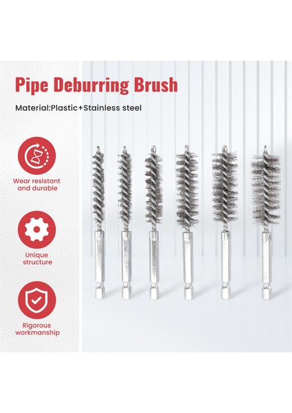 Elektrikli Matkap Için Bakır Boru Temizleme Seti, Boru Temizleme Fırçası, Lehimleme Için Bakır Boruları, Boruları ve Bağlantı Parçalarını Temizler (Yurt Dışından) fırsatları