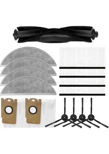 Hepa Filtre Paspas Bezi Yedek Parça Lydsto R1 Robotik Süpürge Ana Yan Fırça Toz Torbası Aksesuarları Için Yedek Parça (Yurt Dışından)