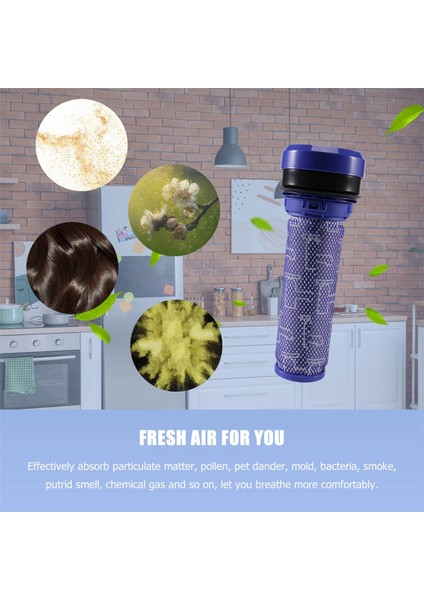 Dyson DC37 DC33C DC39 DC28C DC53 Ön Filtre Ön Motor Filtreli Elektrikli Süpürge Için 2 Adet Filtre (Yurt Dışından)