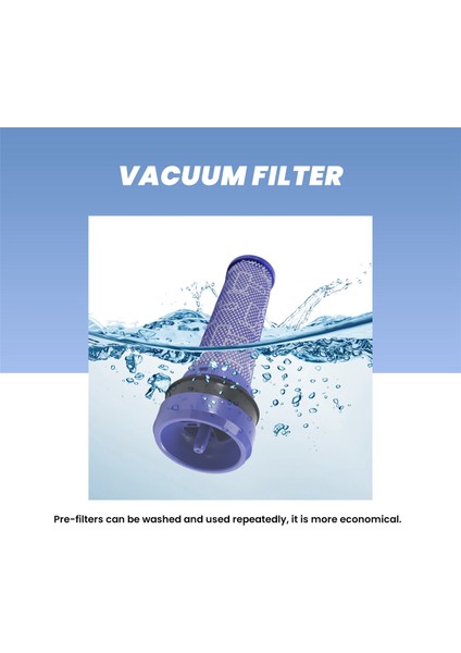Dyson DC37 DC33C DC39 DC28C DC53 Ön Filtre Ön Motor Filtreli Elektrikli Süpürge Için 2 Adet Filtre (Yurt Dışından)