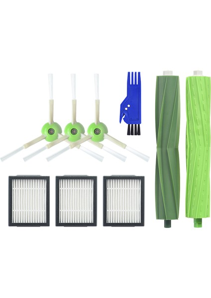 1 Set Çok Yüzeyli Fırça 3 Yan Fırça 3 Yüksek Verimli Filtre Irobot Roomba I7 I7+ I7 Plus E5 E6 E7 Serisi Için - Elektrikli Süpürge Yeniden Doldurma Fırçası Filtre Aksesuarı (Yurt Dışından)
