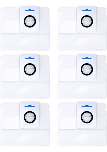 Ecovacs Deebot X1 Omni Otomatik Boşaltma Istasyonu Için 6 Adet Toz Torbası, Ecovas Omni X1/x1 Plus Için 3l Kapasiteli Yedek Torba (Yurt Dışından)