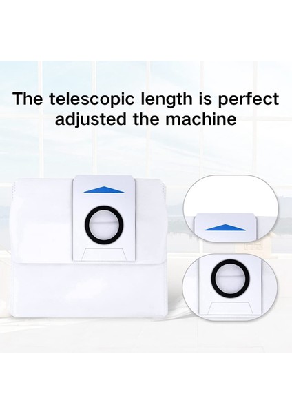 Ecovacs Deebot X1 Omni Otomatik Boşaltma Istasyonu Için 6 Adet Toz Torbası, Ecovas Omni X1/x1 Plus Için 3l Kapasiteli Yedek Torba (Yurt Dışından)