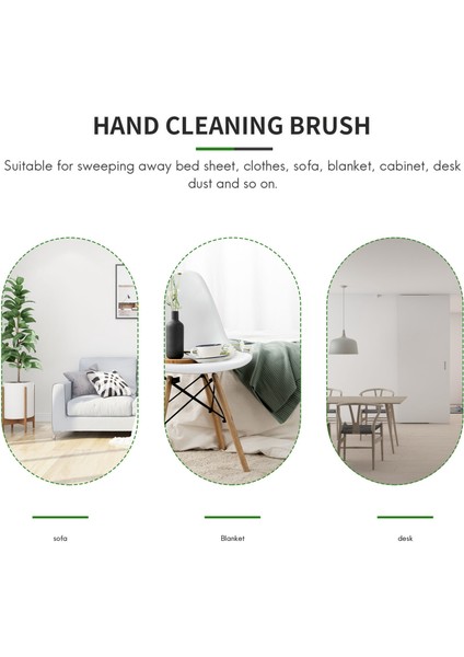 Yatak Çarşafları Enkaz Temizleme Fırçası Yumuşak Kıllı Giysiler Masa Kanepe Toz Alma Fırçası Küçük Parçacıklar Saç Temizleyici (Yeşil) (Yurt Dışından) fırsatları