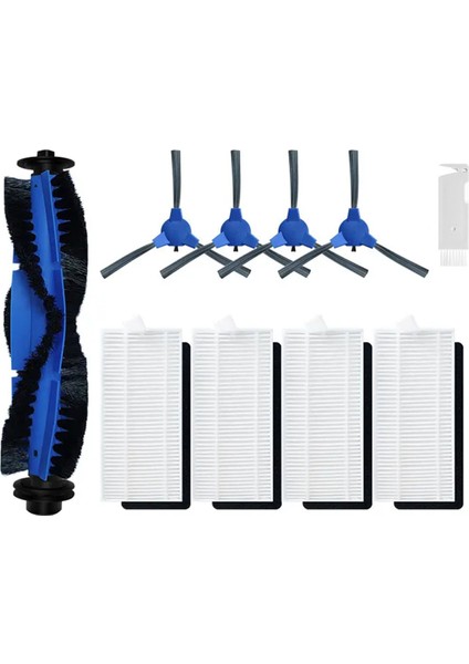 Eufy Robovac 11S, 12, 15C, 15T, 25C, 30, 30C, 35C, 39C Yedek Parçaları Ana Yan Fırça Hepa Filtresi (Yurt Dışından)
