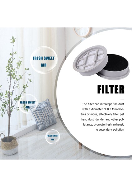 Xiaomi Deerma VC20S VC20 El Tipi Vakum Parçaları Aksesuarları Için 2 Adet Filtre (Yurt Dışından) modelleri