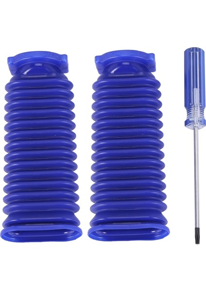 Dyson V7 V8 V10 V11 Elektrikli Süpürge Yedek Parçaları Tornavida ile Tambur Emiş Mavi Hortum Bağlantı Parçaları (Yurt Dışından)