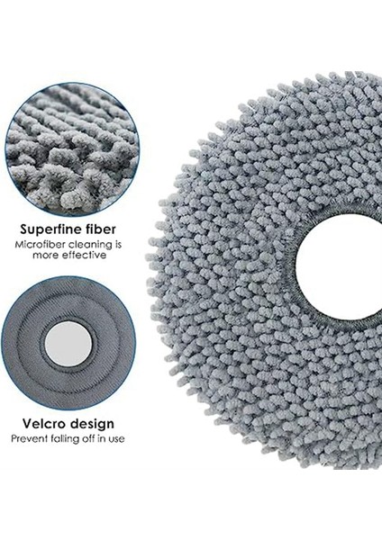 Roborock Q Revo Robot Süpürge Için Vakum Aksesuarları Seti Mop Pedleri Ana Yan Fırça Toz Torbaları Hepa Filtre (Yurt Dışından) fiyatları