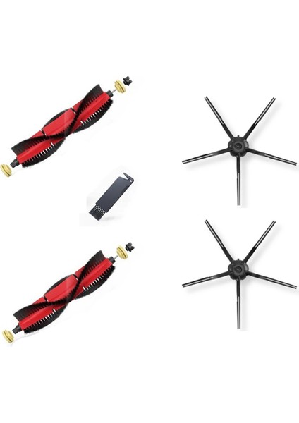 Xiaomi Roborock S6/S50/S5MAX/S6MAX V Için Yedek Kitler,temizleme Fırçaları,çıkarılabilir Ana Fırça,yan Fırça (Yurt Dışından)