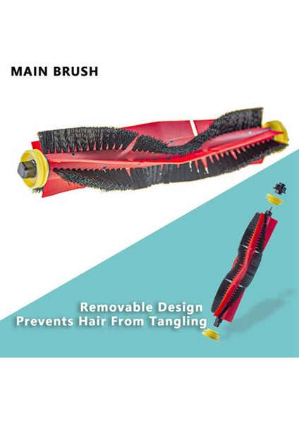 Xiaomi Roborock S6/S50/S5MAX/S6MAX V Için Yedek Kitler,temizleme Fırçaları,çıkarılabilir Ana Fırça,yan Fırça (Yurt Dışından) modelleri