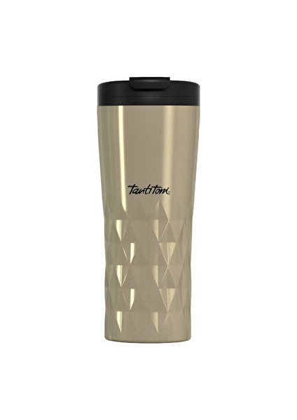 Gold Sarı Yıldız Desenli Paslanmaz Çelik Termos Bardak 470ML