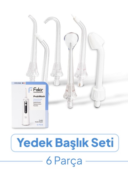 ProbiWash Yedek Başlık Ağız Duşu 7 in 1 6'lı