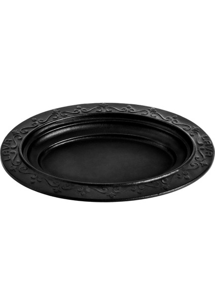 Döküm Oval Döner, Kebap Tabağı. Ölçü 32X23CM.