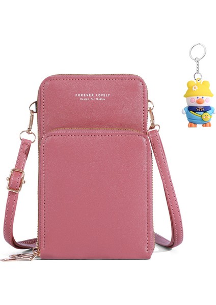 Bayan Cüzdan Omuz Crossbody Çanta Çok Fonksiyonlu Cep Telefonu Çantası Kart Tutucu (Yurt Dışından)