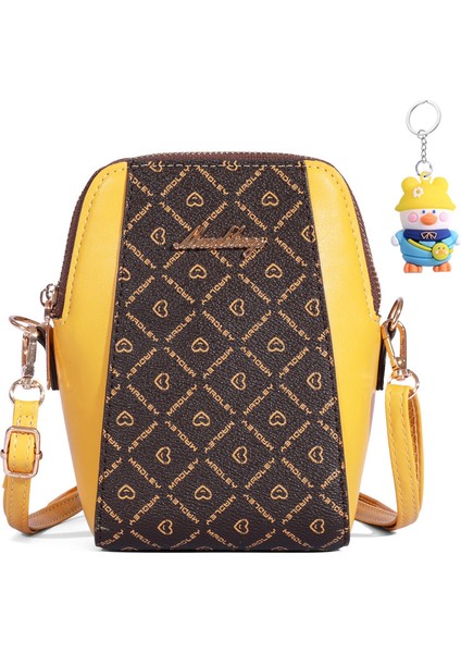 Cep Telefonu Çantası Kadın Crossbody Küçük Çanta Gündelik Büyük Kapasiteli Fermuarlı Kadın Çantası Çok (Yurt Dışından)