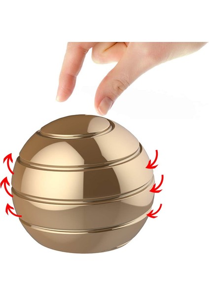 Hengshan Kinetik Masa Oyuncakları, Tam Vücut Optik Illüzyon Fidget Spinner Topu, Erkekler, Kadınlar, Çocuklar Için Hediyeler Boyut 2.1", (Yurt Dışından)