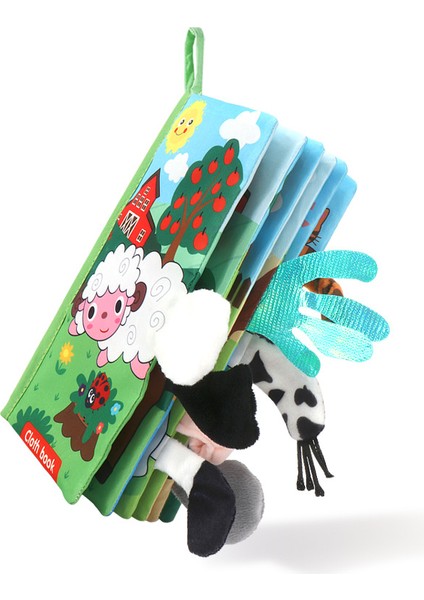 Hengshan Bebek Kitabı, Yumuşak Bebek Kitabı 0-6 Ay, Bebekler Için Bez Kitaplar, Bebekler Için Dokun ve Hisset Kırışık Kitabı, (Yurt Dışından)