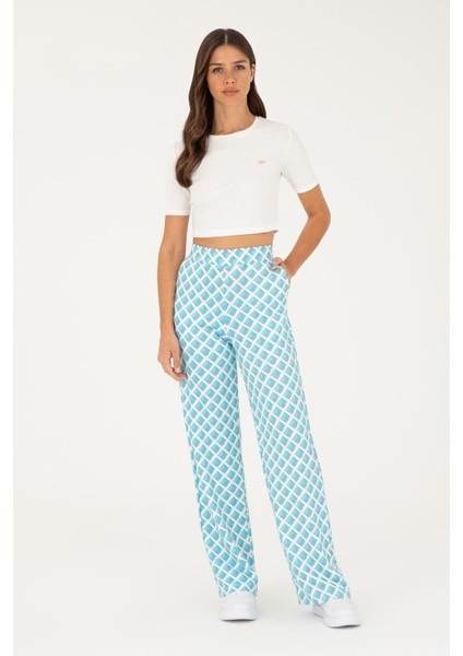 Kadın Somon Kanvas Pantolon 50281794