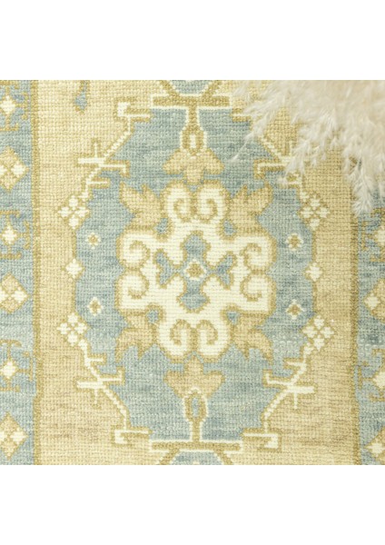 Zeren Rustik Desenli Yün Yolluk 72 x 309 cm