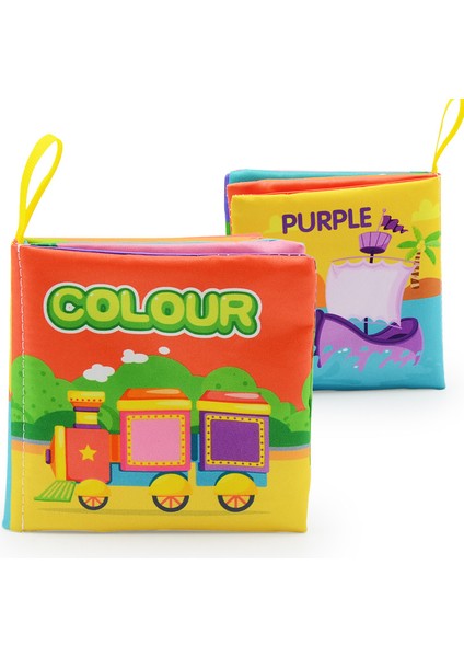 Hengshan Bebek Duş Kitabı, Toksik Olmayan Kumaş Yumuşak Bebek Pilili Bez Kitap, Yeni Doğanlar Için Su Geçirmez Banyo Oyuncak Kitabı (Yurt Dışından)